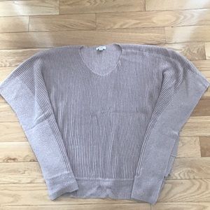 Loft Purple Poncho Sweater XS/S